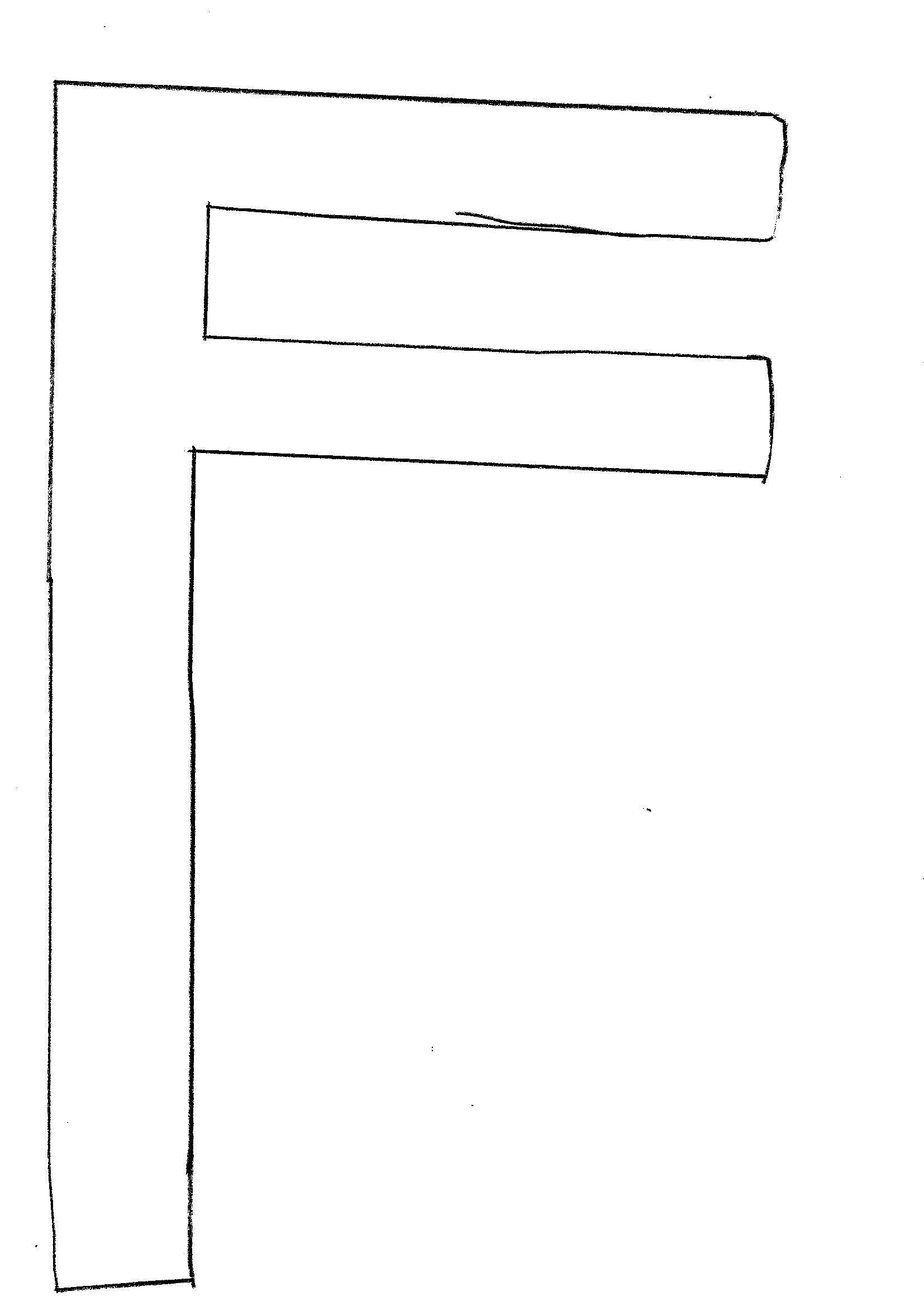 Disegni Da Colorare Bambini I Lettera F